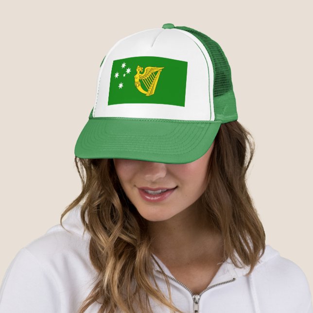 Australian Irish-heritage flag Trucker Hat (In Situ)