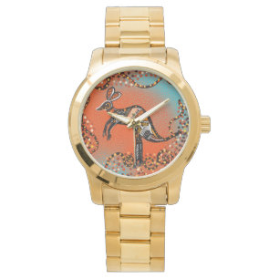 AUSTRALIAN KANGAROO ART WATCH