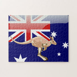 Australian kangaroo jigsaw puzzle