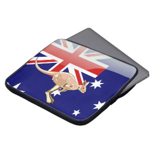 Australian kangaroo laptop sleeve