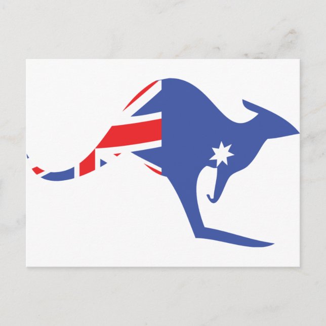 australian kangaroo postcard (Front)