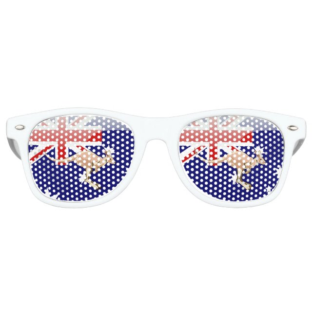 Australian kangaroo retro sunglasses (Front)