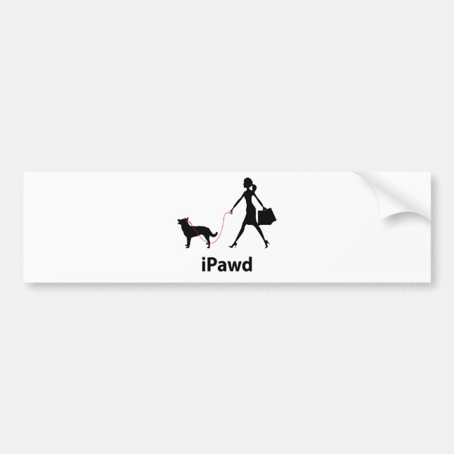 Australian Kelpie Bumper Sticker (Front)