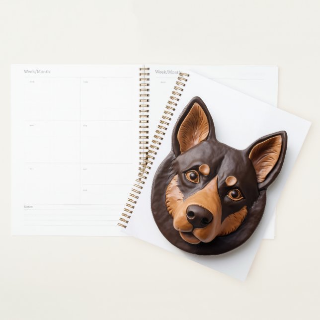 Australian Kelpie Dog 3D Inspired Planner (Display)
