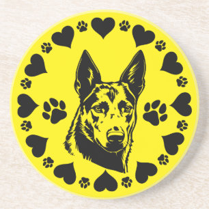 Australian Kelpie Dog Coaster