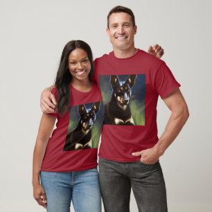 Australian Kelpie - Dog Portrait T-Shirt