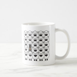 Australian Kelpie in the Sheep Coffee Mug
