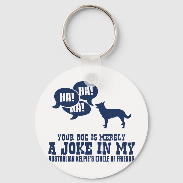 Australian Kelpie Key Ring (Front)