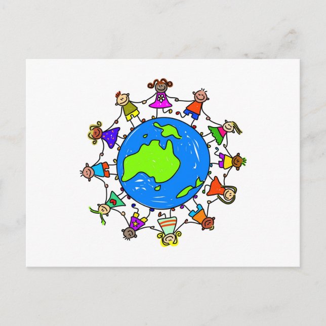 Australian Kids Postcard (Front)