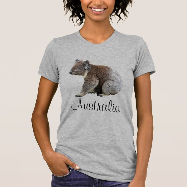 Australian Koala Bear Photo T-Shirt (Front)