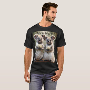 Australian Koala Bear Wedding, Bucks Night Tshirt