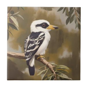 Australian Kookaburra Painting, Tile