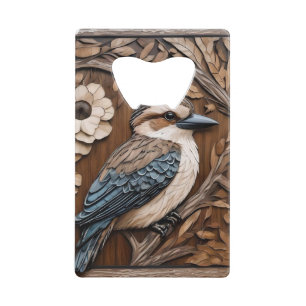 Australian Kookaburra Wood Art Print,
