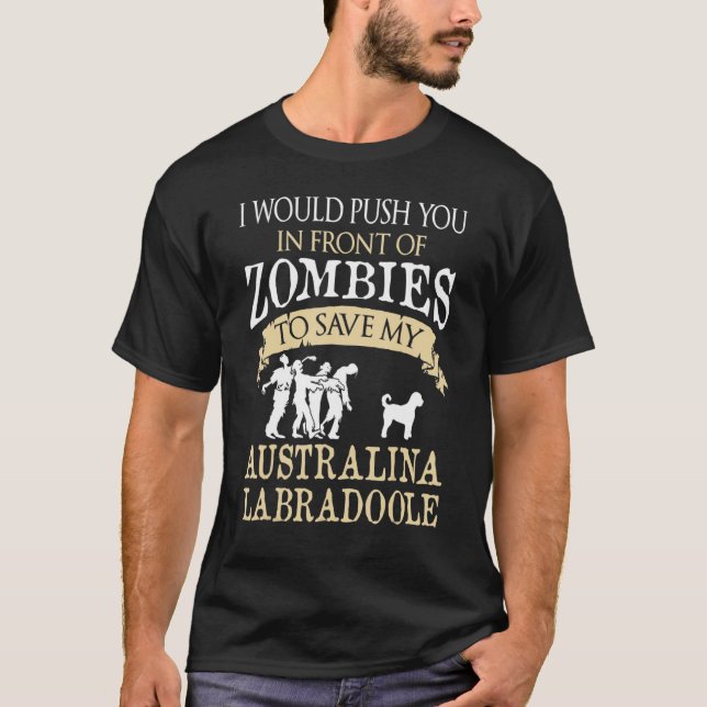 Australian Labradoodle Dog Lovers T-Shirt (Front)