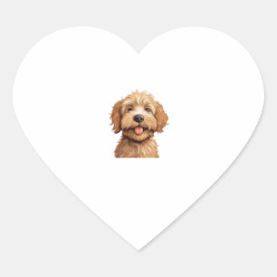 Australian Labradoodle Heart Sticker