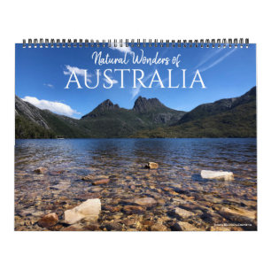 australian landscapes 2025 (with locations) large calendar