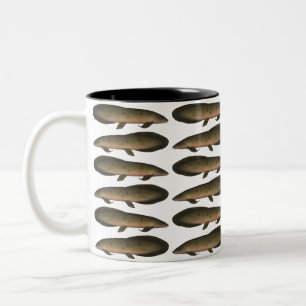 Australian Lungfish Two-Tone Coffee Mug