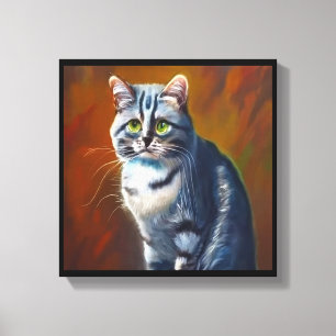 Australian Mist Cat Canvas Print