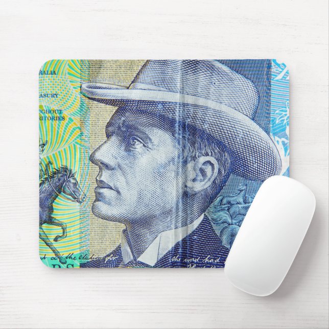 Australian money dollars mouse pad (With Mouse)