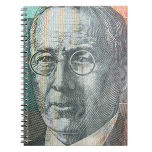 Australian money dollars notebook