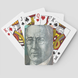 Australian money dollars playing cards