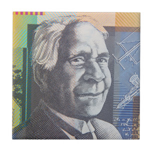 Australian money dollars tile