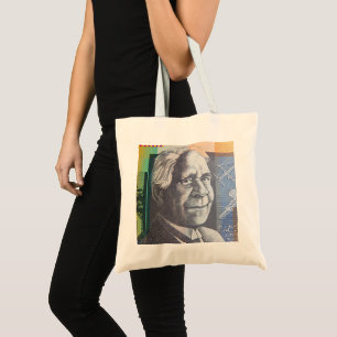 Australian money dollars tote bag