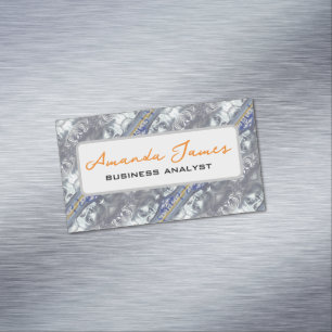 Australian money pattern magnetic business card
