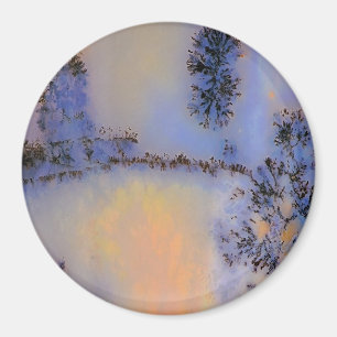 Australian Moss Agate Opus 2 Magnet