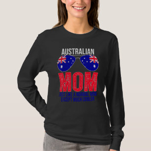 Australian Mum Australia Flag Sunglasses Mothers D T-Shirt