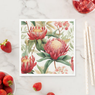 Australian Native Protea Flower II Napkin