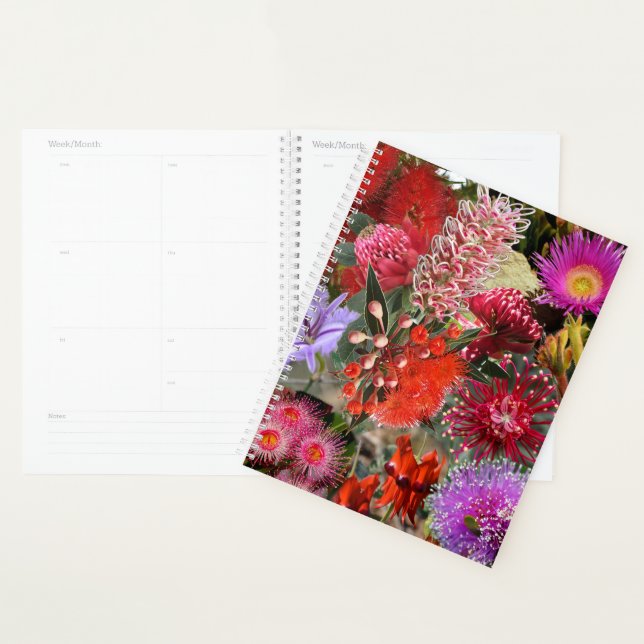 Australian Native Wild Flowers Planner (Display)