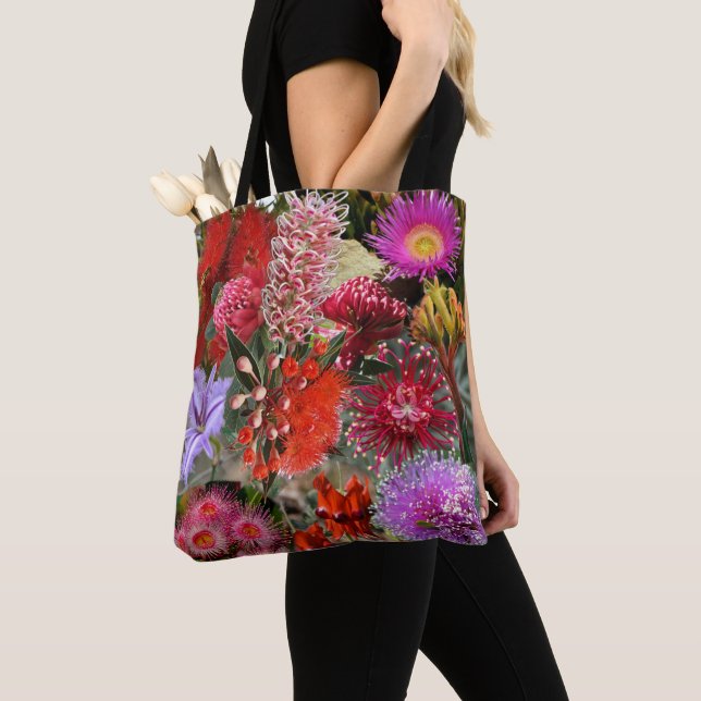 Australian Native Wild Flowers Tote Bag (Close Up)