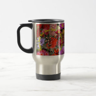 Australian Native Wild Flowers Travel Mug
