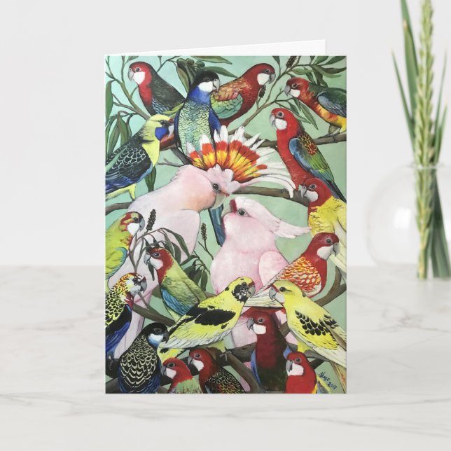 Australian Natives Christmas Card (Front)