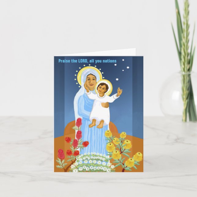 Australian Nativity  Card (Front)