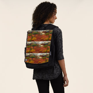 Australian Outback Dawn Abstract Art Backpack