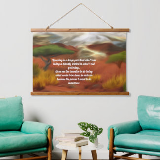 Australian Outback Dawn Abstract Art Hanging Tapestry