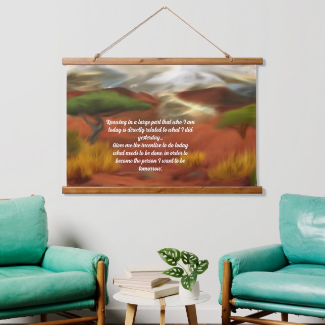 Australian Outback Dawn Abstract Art Hanging Tapestry (Living Room)