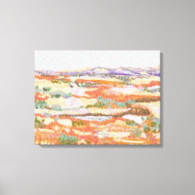 Australian Outback Impressionist landscape Canvas Print (Front)