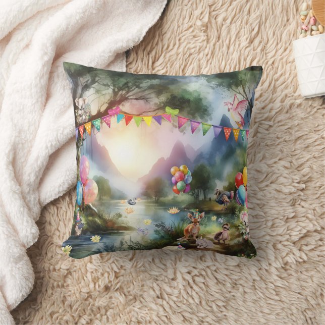 Australian Outback Party Cushion (Blanket)