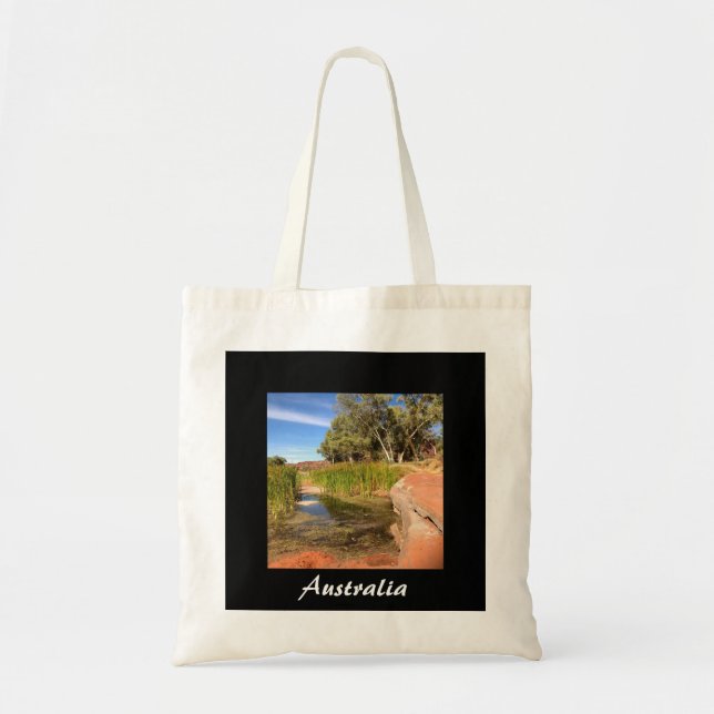 Australian outback photo tote bag (Front)