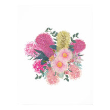 Australian Outback Pink and Yellow Blooms