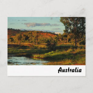 Australian outback postcard