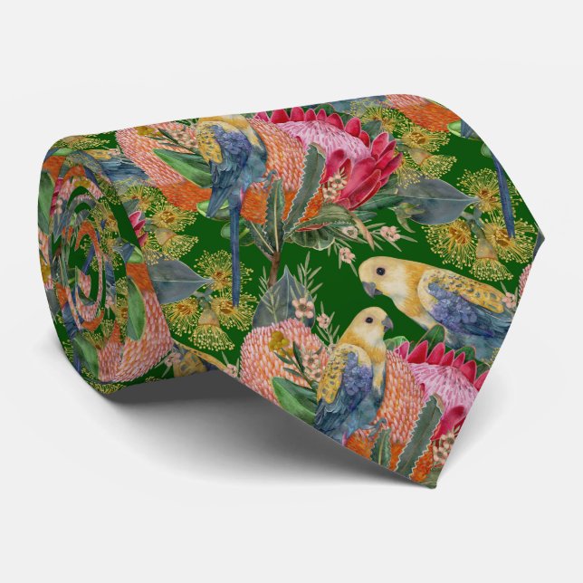 Australian Pale-headed Rosella  Tie (Rolled)