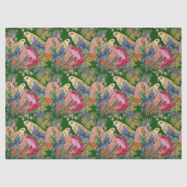 Australian Pale-headed Rosella Tissue Paper (Front)