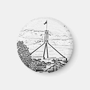 Australian Parliament - Canberra Magnet