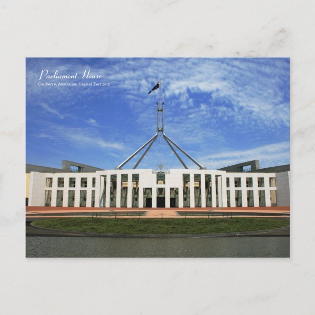 Australian Parliament House postcard (Front)