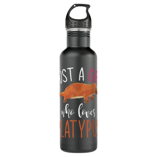 Australian Platypus Cute Platypus  710 Ml Water Bottle (Front)