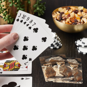 Australian Quokka Twins, Playing Cards